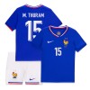 Camisola + Calções França M. Thuram 15 Criança Equipamento 1ª Euro 2024